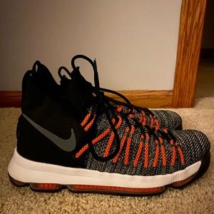 NIKE KD 9 ELITE “DARK GREY HYPER ORANGE”